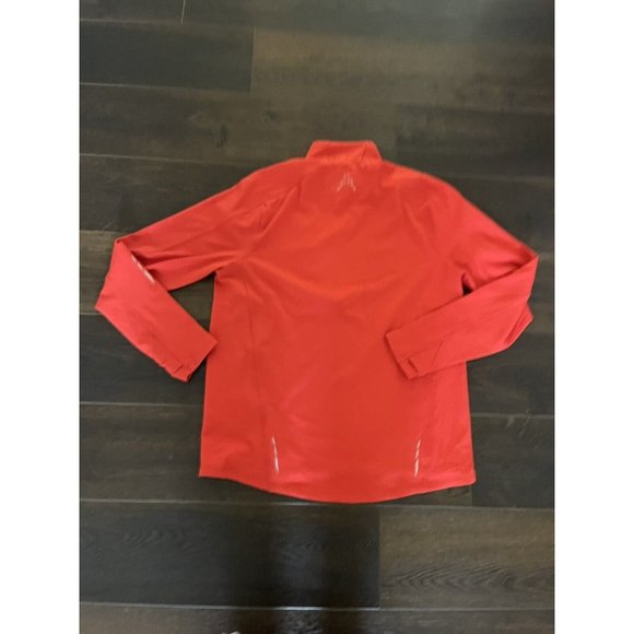 LL Bean Slightly Fitted 1/2 Zip Pullover Lightweight Sweatshirt Mens Sz Med Refl - Picture 2 of 6
